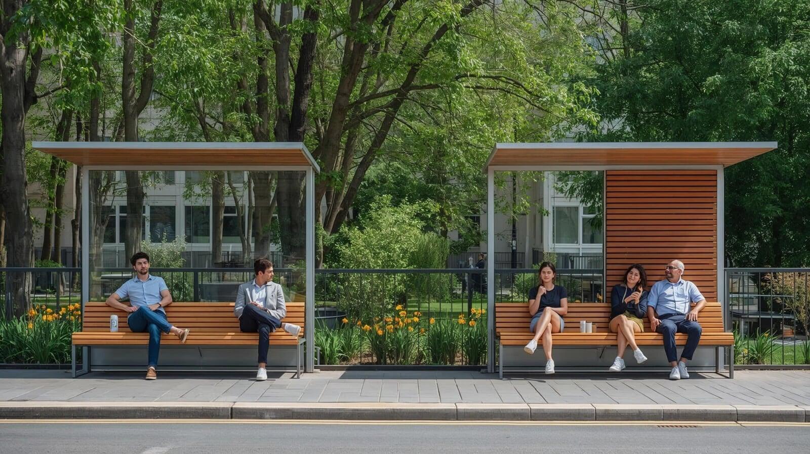 Plywood in Urban Public Furniture